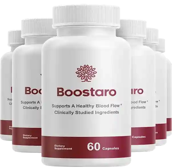 Boostaro natural male health supplement bottle