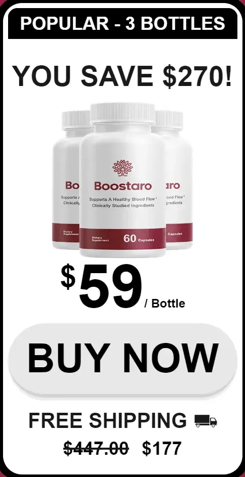 Boostaro - 3 Bottles
