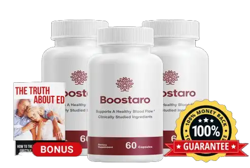 Three bottle Boostaro package for continued daily support